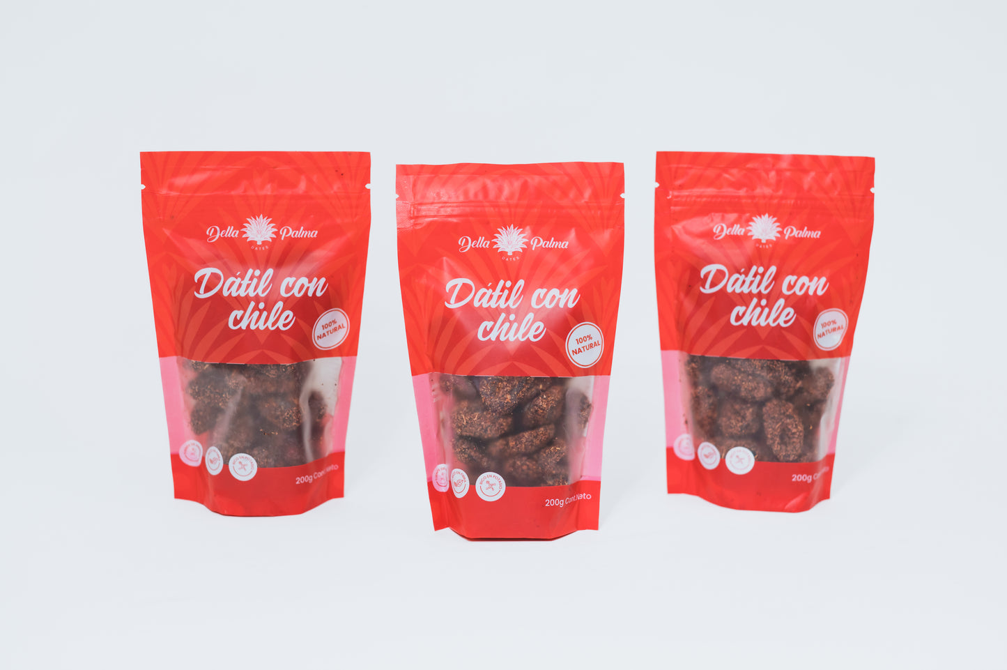 Dátil con chile | 200gr paquete con 3 bolsas